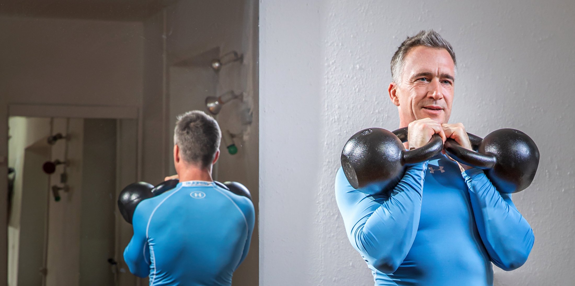 Palle beim Training mit Kettlebells